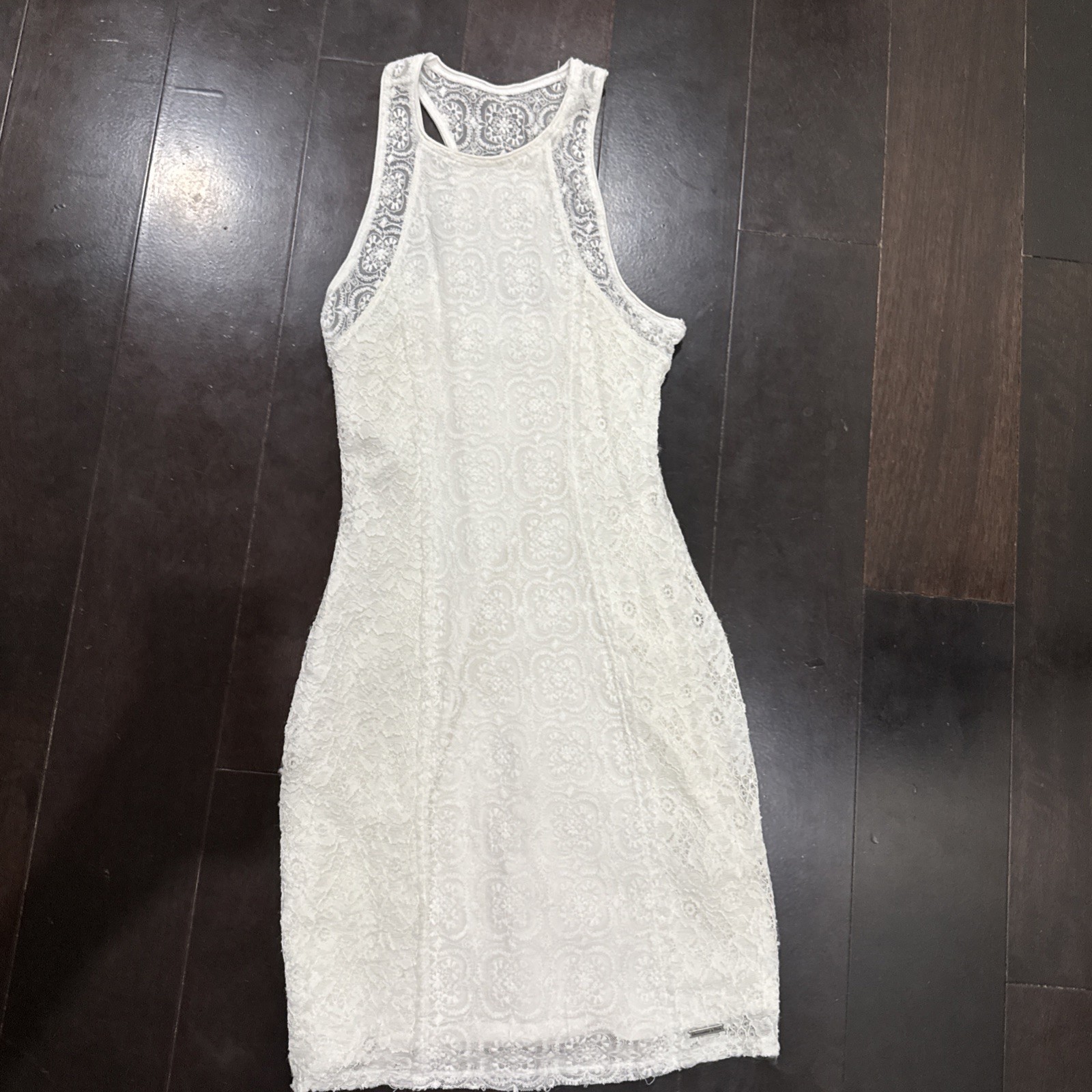 Abercrombie & Fitch Woman White Lace Mini Dress Size XS