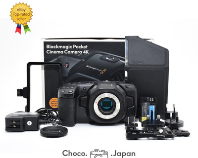 Blackmagic Pocket Cinema Camera 4K BMPCC 4K Video Camera Near Mint w/Box JAPAN