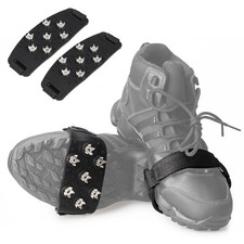 Ice Cleats for Shoes and Boots Traction Ice Shoes Grippers Anti-Skid 7 Point