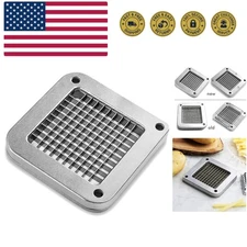 Durable 1/4-Inch Stainless Steel Blade for French Fry Cutter - Table-Mounted Use