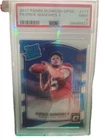 2017 Donruss Optic Patrick Mahomes II Rookie (RC) #177 - PSA 9