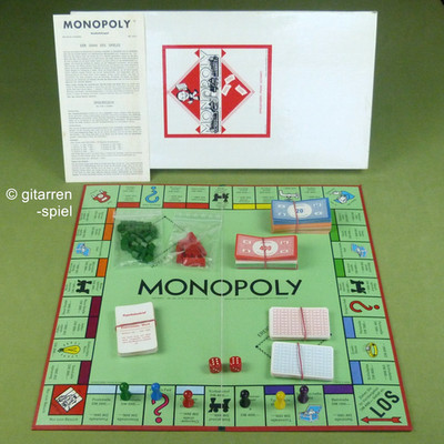 Monopoly - Komplett 1A Top! Große DM Ausgabe Holzhäuser F. Schmidt München  1961
