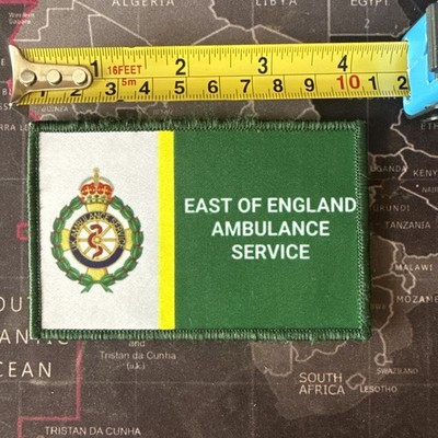 East If England Ambulance Service Hook And Loop Patch Keela SORT HART