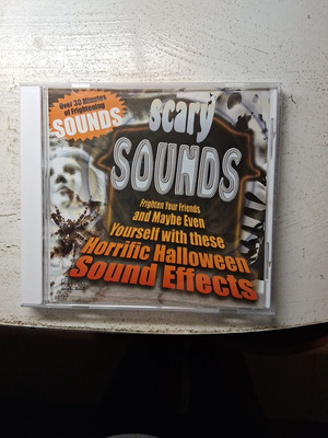 Scary Sounds CD (2006) Frightening Horrific Halloween Sound Effects 30 Min (B14)