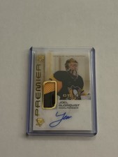 24-25 Premier Hockey Acetate Rookie Auto Patch Gold AR-BL Joel Blomqvist #/65