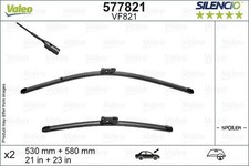Valeo Front Wiper Blades 530 580 fits Porsche 718 Cayman 2016 on 2.0 2.5