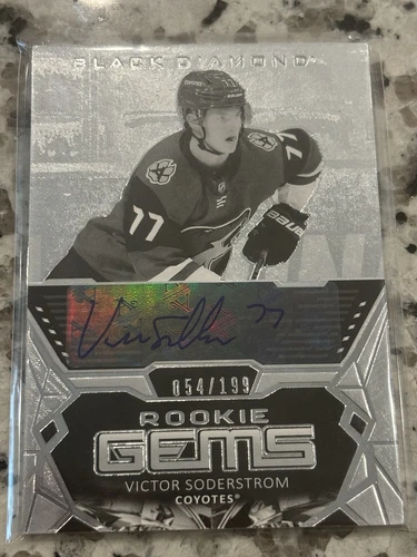 2020-21 Upper Deck Black Diamond - Rookie Gems Victor Soderstrom #RG-VS Pure...