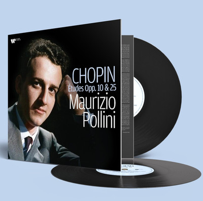 Chopin Etudes opp. 10 & 25 MAURIZIO POLLINI Piano Warner Classics 2x 180g LP New