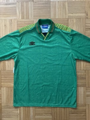 Original Umbro Vintage Trikot Größe XL Grün Langarm Guter Zustand