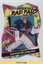 2023-24 Upper Deck Credentials Rad Pads! Connor Hellebuyck #RP-2 READ 01tm
