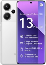 XIAOMI Redmi Note 13 Pro+ 5G 256 Go Blanc Reconditionné Très bon état