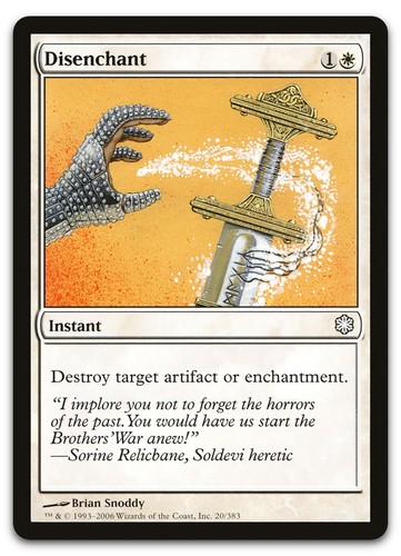 Disenchant #20 Coldsnap Theme Deck Reprints MTG