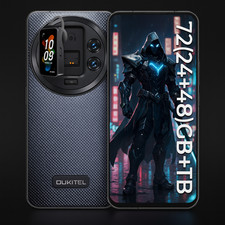 OUKITEL WP200 Pro 5G Gaming Phone 72GB+1TB AMOLED Smartwatch-Integrated Rugged