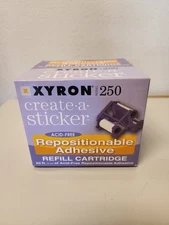 Xyron Repositionable Adhesive Refill Cartridge for Model Xrn250 250 Brand New