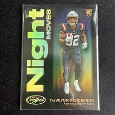2025 Panini Certified NIGHT MOVES SSP CASE HIT TREVEYON HENDERSON ROOKIE (RC)