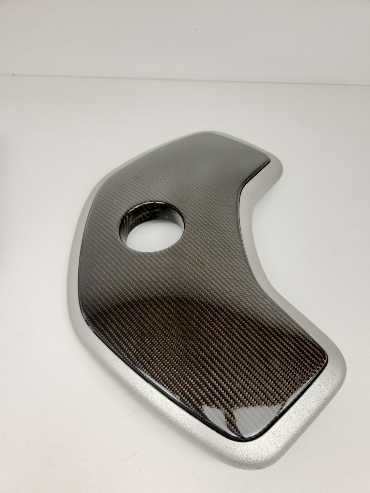 2015-2016 MCLAREN 650S SPIDER CARBON FIBER ENGINE & COOLANT COVER PANEL TRIM OEM