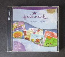 Complete HALLMARK CARD STUDIO 2-DISCS  MANUAL COMPUTER PC CD-ROM Greeting Card
