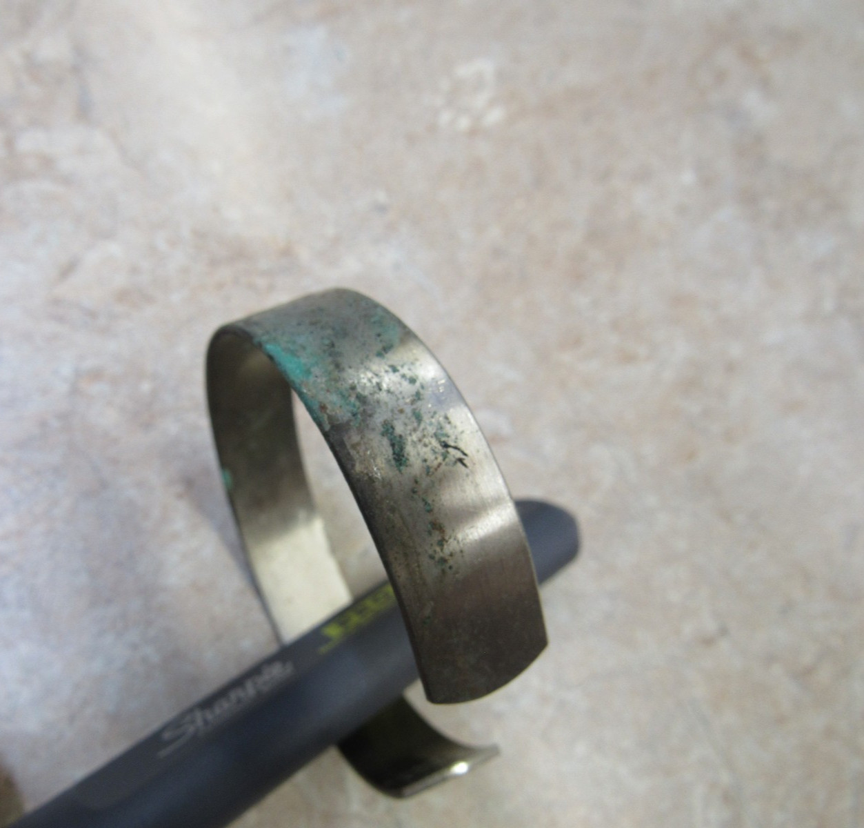 Original Vintage 1970's POW Bracelet Nickel Silver LCDR PAUL E GALANTI USN 1966