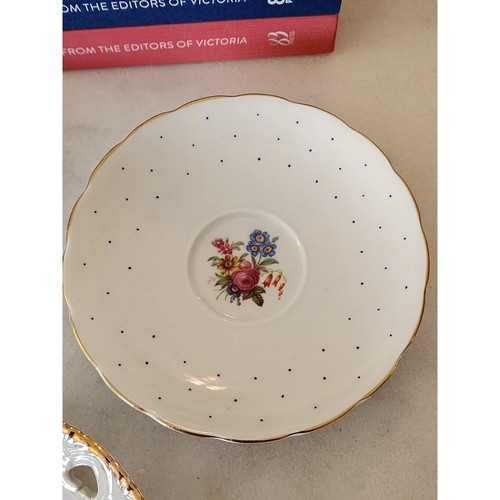 Decorative saucers/wall plates, set of 3 Famille Rose, China Rose, Grosvenor - Picture 4 of 10