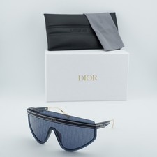 Dior DIORCLUB M2U 31B8 Matte Navy Blue/Silver Mirrored with Blue Dior Oblique...
