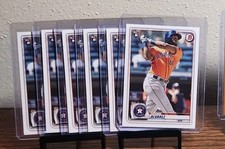 2020 Bowman Yordan Alvarez Rookie Card Houston Astros. rookie card picture