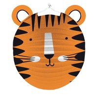 Amscan Laterne Lampion Tiger-Form Papier 25 Cm