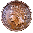 1907 Indian Head Penny.....   Nice Detailed Coin.....  6-30-6