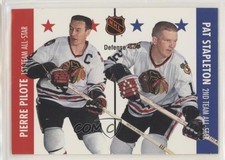 1995 Parkhurst 1966-67 Design All-Star Pierre Pilote Pat Stapleton #123 HOF 0t5