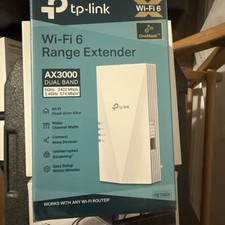 TP-Link AX3000 Dual Band Wi-Fi 6 RE700X Range Extender, Broadband Wi-Fi Booster