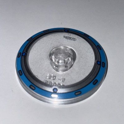1x LEGO  6126140 - 3960pb034 - Schüssel 4 x 4 umgedreht Gyrosphere Transparent