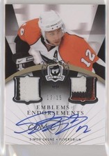2007 Upper Deck The Cup Emblems of Endorsement 13/15 Simon Gagne #EE-SG Auto 1j8
