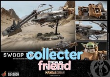 IN STOCK Hot Toys TMS053 Star Wars The Mandalorian Swoop Bike Figure NEW