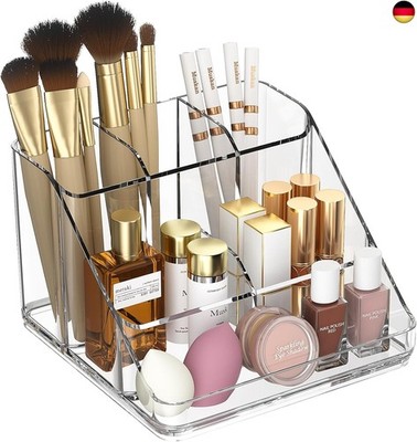 Ettori Make-up-Organizer,Kosmetik Schminktisch Organizer mit 6 Fächern für K