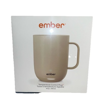 Ember Mug 2 Smart App Controlled Heated Coffee Cup - 14oz SandStone (CM191416US)