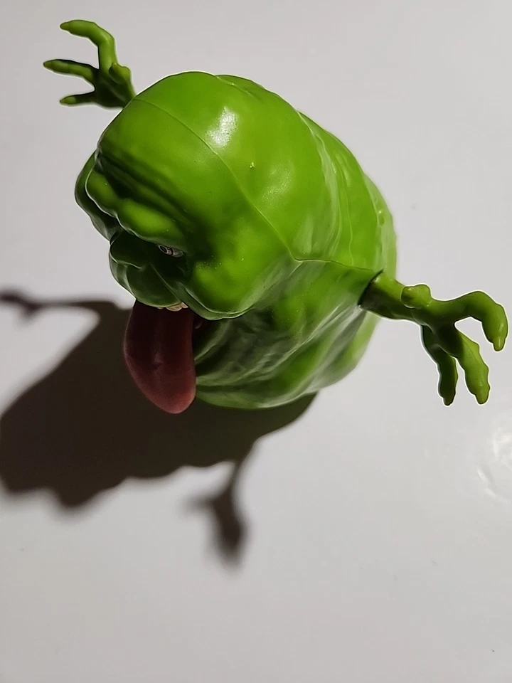 Slimer Ghostbusters 2016 Mattel Pull Tongue Talking Toy Tested Works Perfect! - Image 4 of 4
