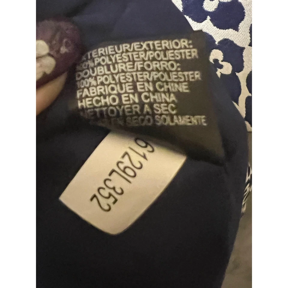 Vestido Tahari Arthur S. Levine 20W Azul Blanco Geométrico Sin Mangas Carrera Foto 4 de 4