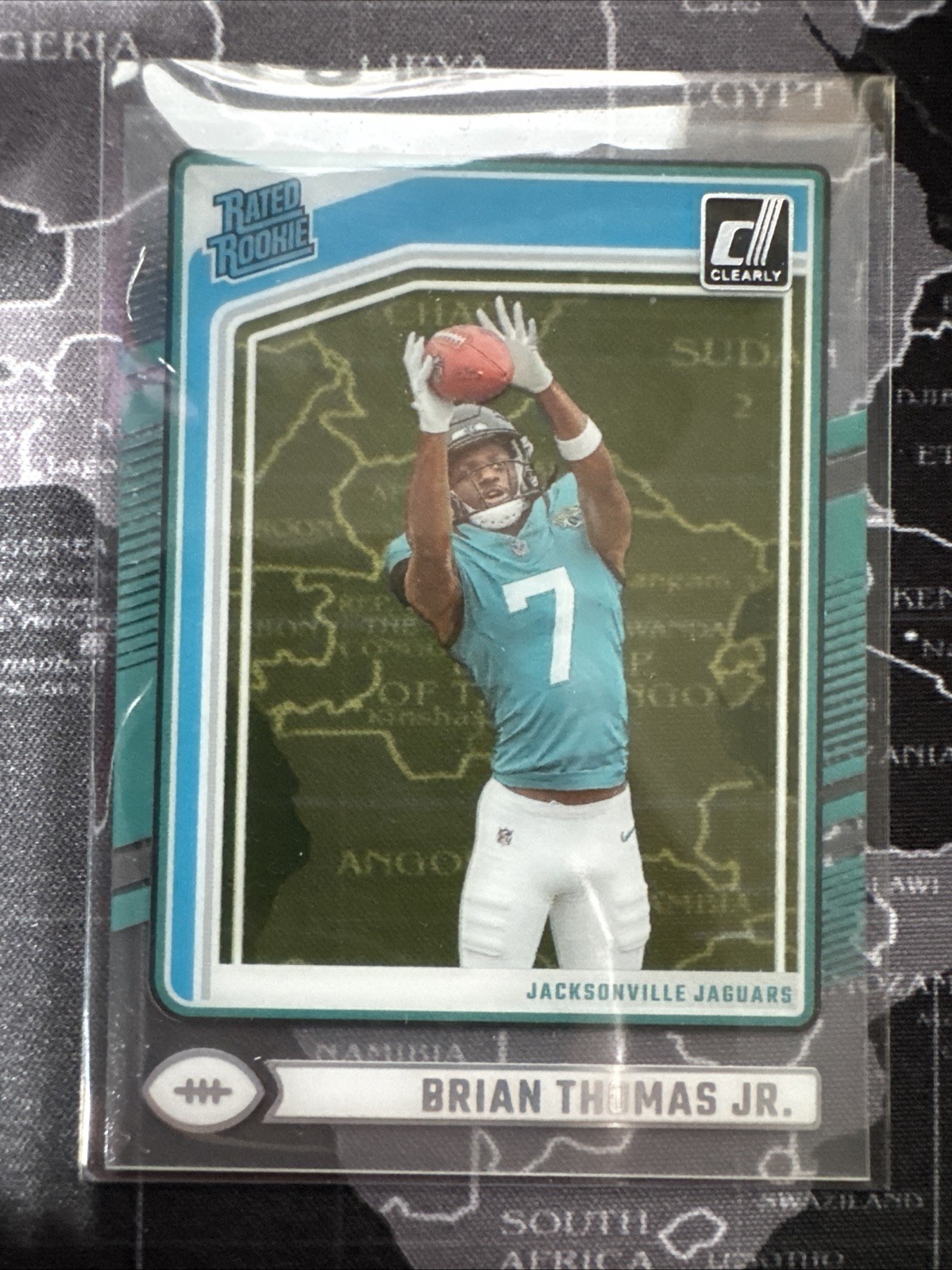 2024 Panini Clearly Donruss - Rated Rookie Brian Thomas Jr. #64 (RC)