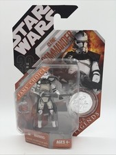 2007 Star Wars Saga Legends Clone Commander Action Figure Toy New