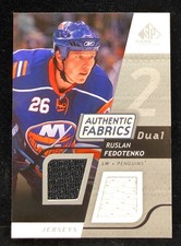 2008-09 SP Game Used Edition Authentic Fabrics Dual Ruslan Fedotenko JERSEY