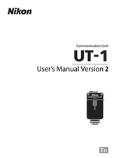 Nikon UT-1   User Manual Version 2 Owners Guide   124 Pages   USA Made