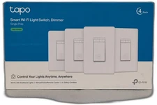 Tp-link Tapo Smart Dimmer Switch, Single Pole, Neutral Wire Required, 2.4ghz