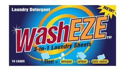 3-in-1 Laundry Detergent Sheets 20 Loads Scented Liquidless Soap Sheet-detergent