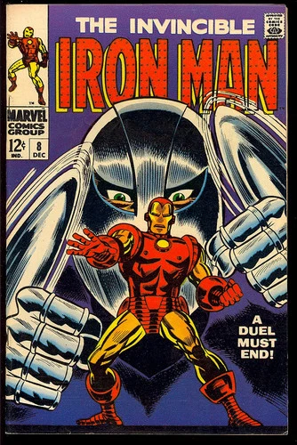 Iron Man #8 High Grade Silver Age Superhero Vintage Marvel Comic 1968 VF