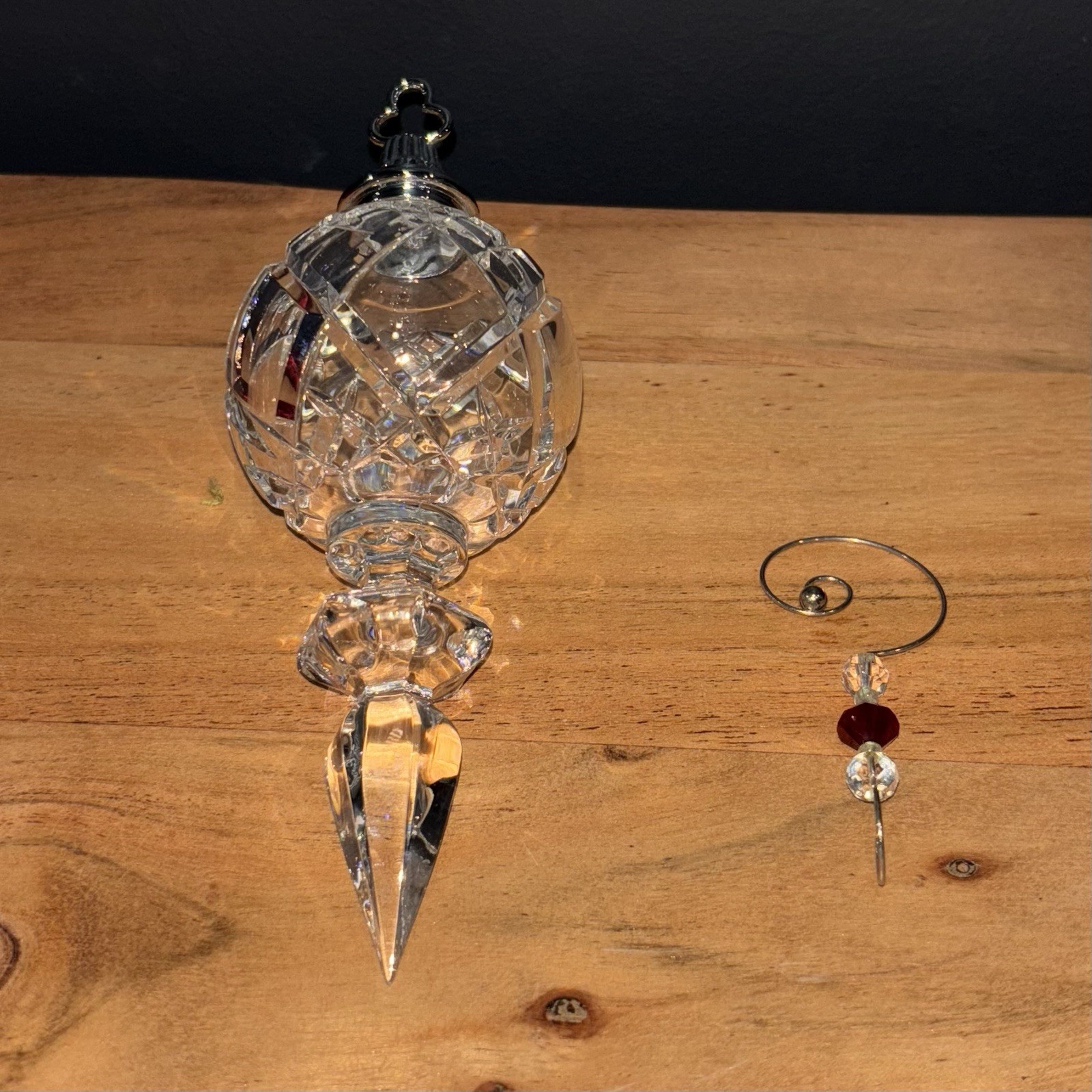 Waterford Crystal Kinsale Spire Ornament Mint in Box w Hanger