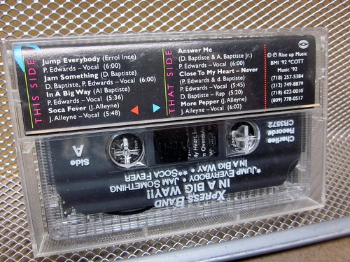 X-PRESS BAND cassette-tape In A Big Way reggae Janet Alleyne 1992 soca Baptiste - Imagen 2 de 2