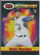 2021 Topps Finest Flashbacks Baseball Nate Pearson #196 Black Parallel 22/25