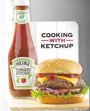 Cooking With Ketchup Cookbook Hardcovered 23 Recipes 2015 Pre-Owned