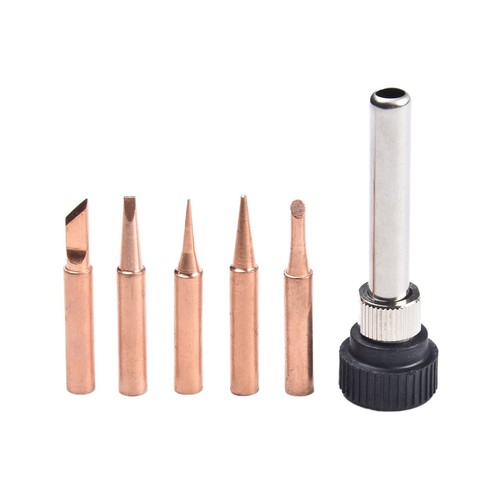 Professional Copper Soldering Iron Tips 6pcs Metal Tips for Electric Soldering - Picture 17 of 17