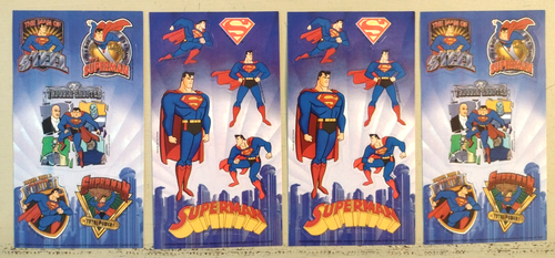 DC Universe Batman/Superman/Wonder Woman Large Sticker Lot/Hallmark - Picture 3 of 12