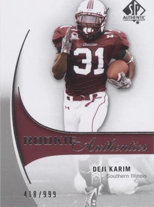 2010 SP Authentic Deji Karim #222 - 1 of 2